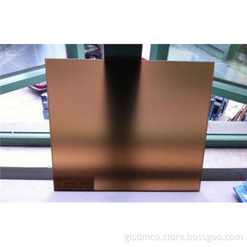 Bronze Frosted Tempered Glass 5mm For Furniture With CCC IS